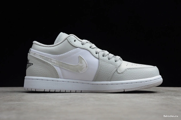 Rep BK 1 low air dc9036-100 camo white jordan 1104